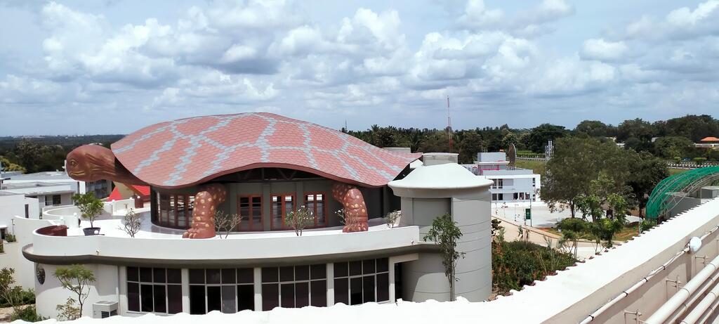 The Turtle Roof at Kshemavana SDM Institute of Naturopathy and Yogic Sciences, Bangalore (India)_Image7