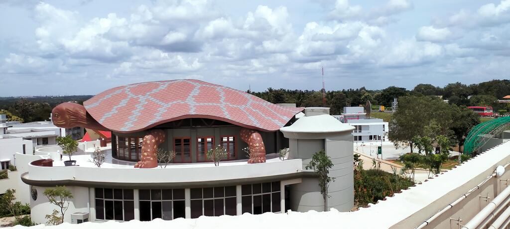 The Turtle Roof at Kshemavana SDM Institute of Naturopathy and Yogic Sciences, Bangalore (India)_Image8