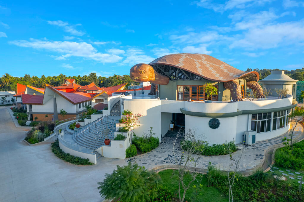 The Turtle Roof at Kshemavana SDM Institute of Naturopathy and Yogic Sciences, Bangalore (India)_Image9